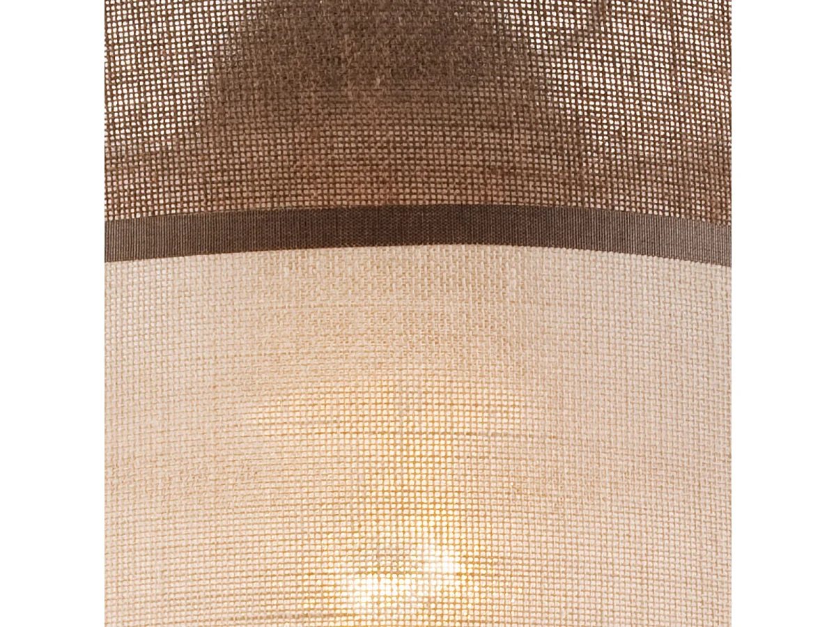 Plafonnier Andrea, Marron, 25x16x16 cm, Seven Design