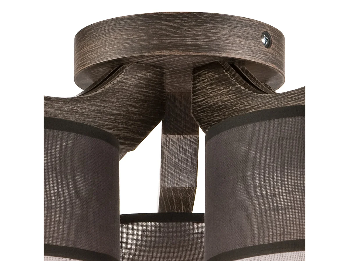 Candeeiro de Teto Andrea, Cinzento, 23x43x43 cm, Seven Design