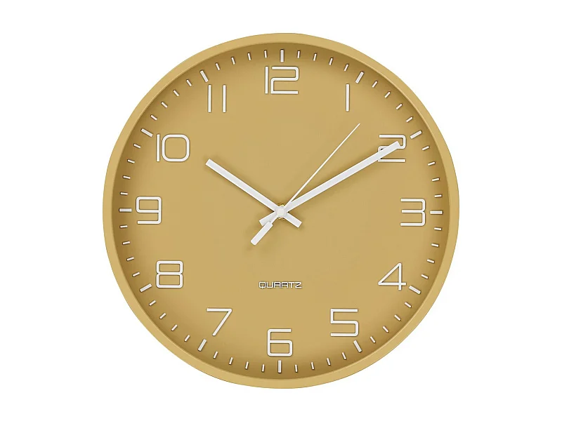 Horloge Murale Rosolini, Orange, 30x4x30 cm, EPIKASA