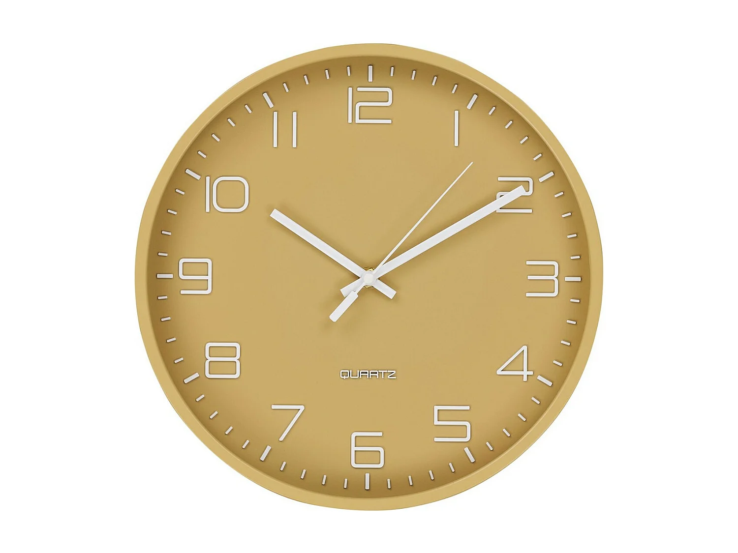 Horloge Murale Rosolini, Orange, 30x4x30 cm, Seven Design