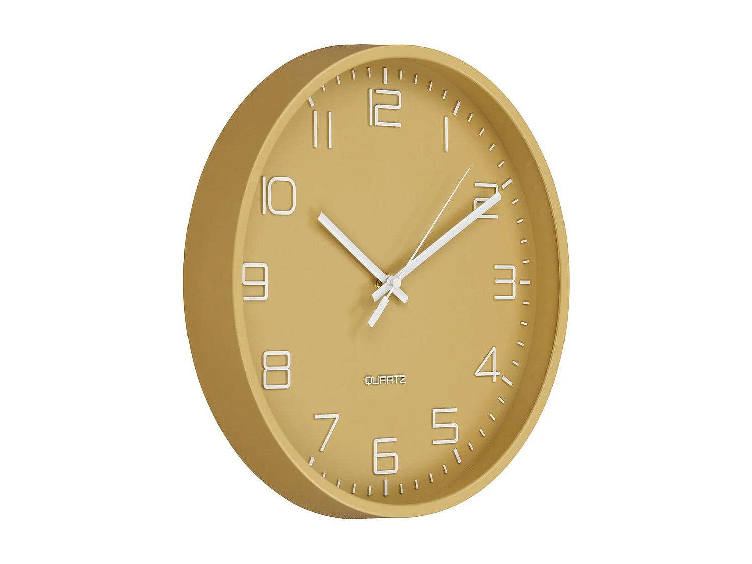 Horloge Murale Rosolini, Orange, 30x4x30 cm, Seven Design