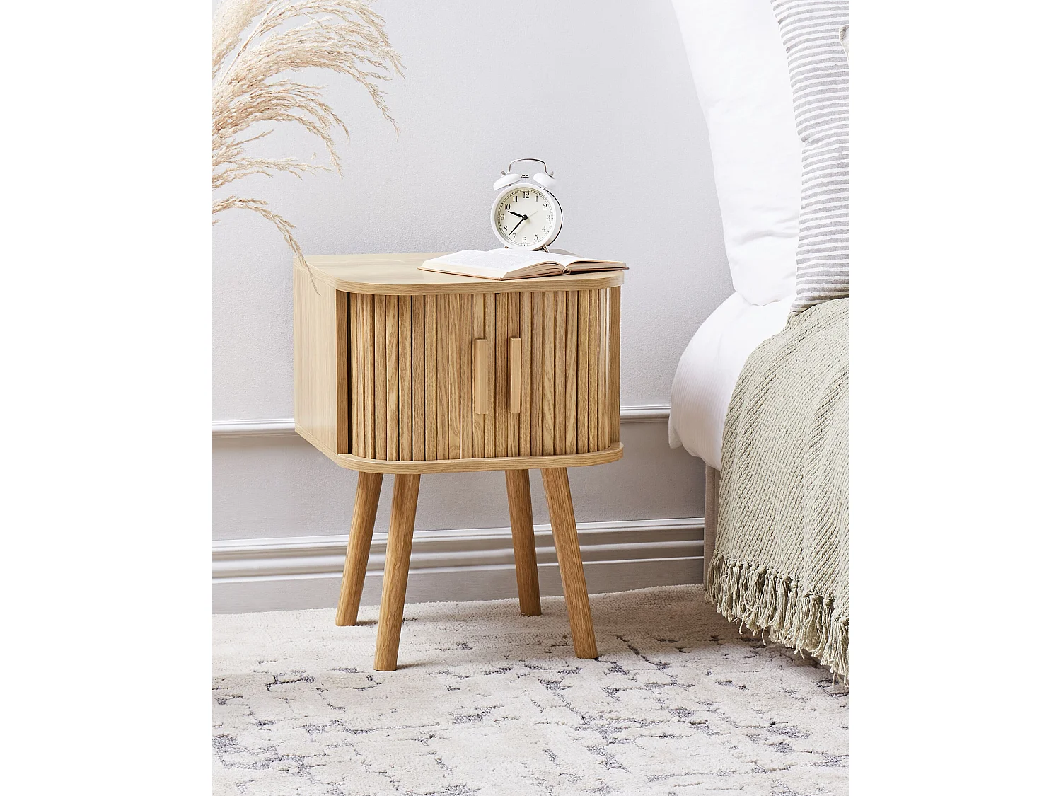 Szafka nocna SELAH Brązowy