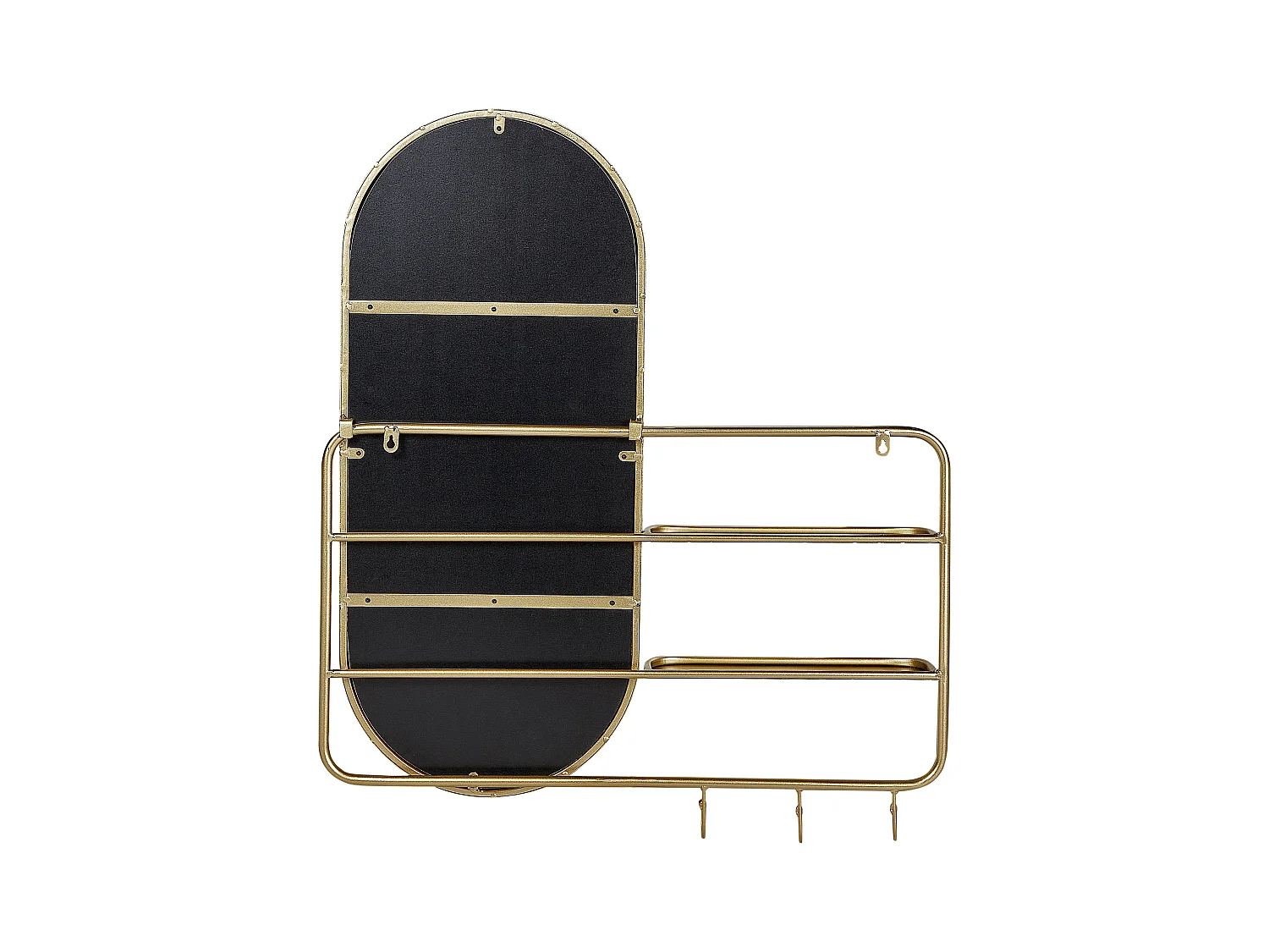 Wandspiegel BRION 72 cm 80 cm Metaal Goud