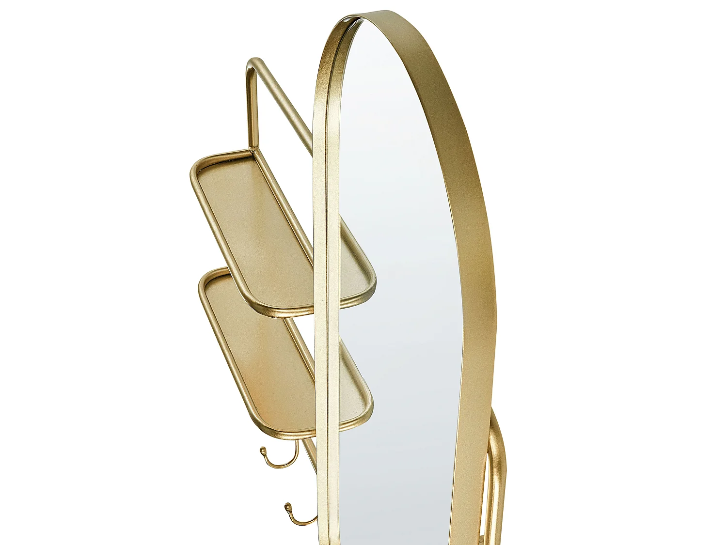 Miroir BRION 72 cm 80 cm Métal Doré