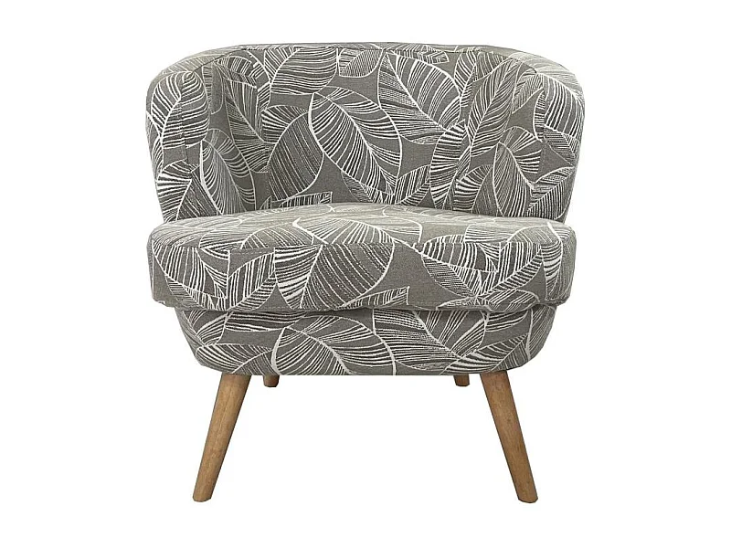 Fauteuil Dagmard feuille lin