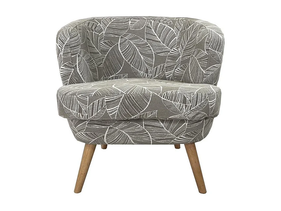 Fauteuil Dagmard feuille lin