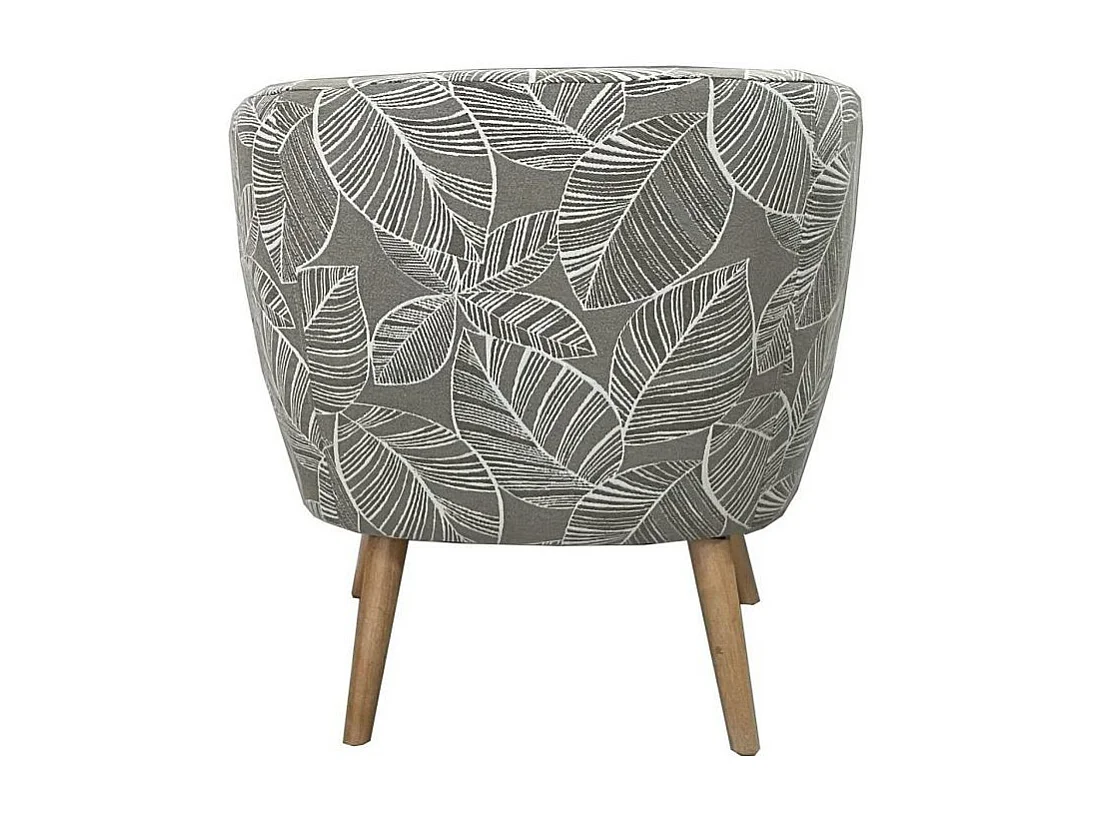 Fauteuil Dagmard feuille lin