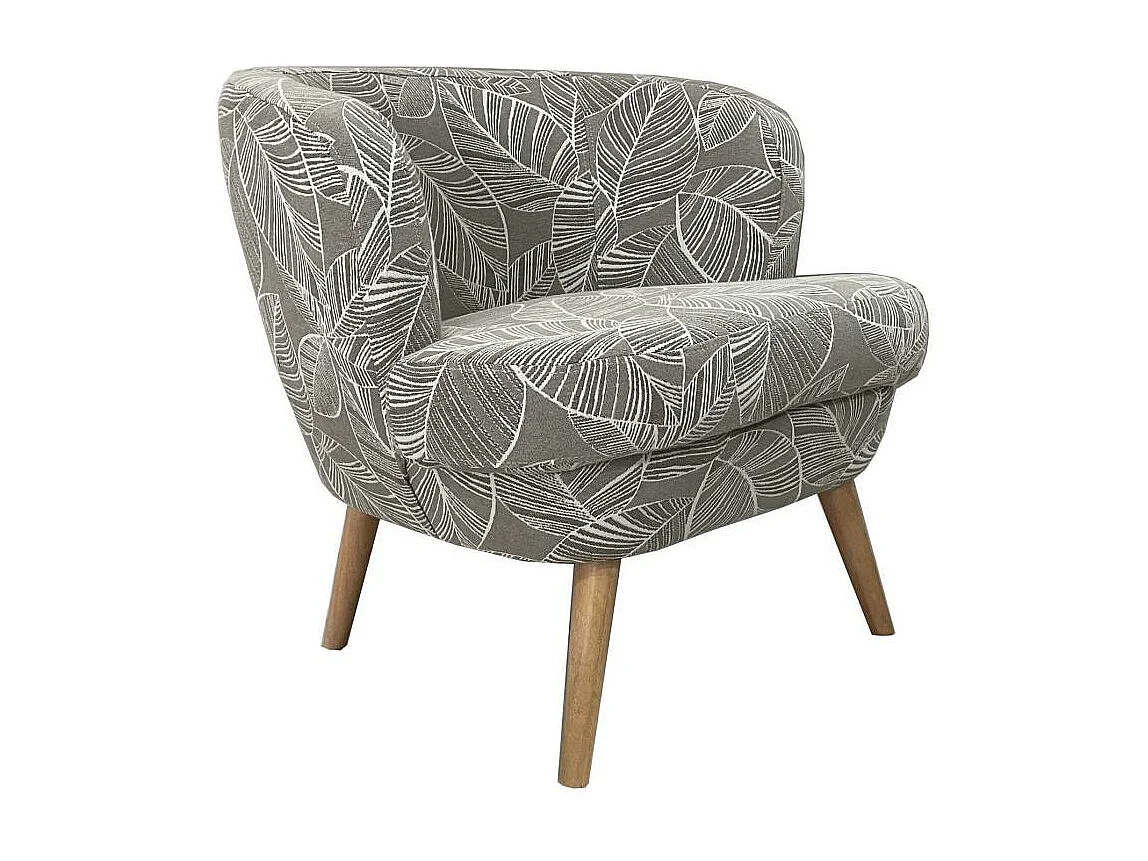 Fauteuil Dagmard feuille lin