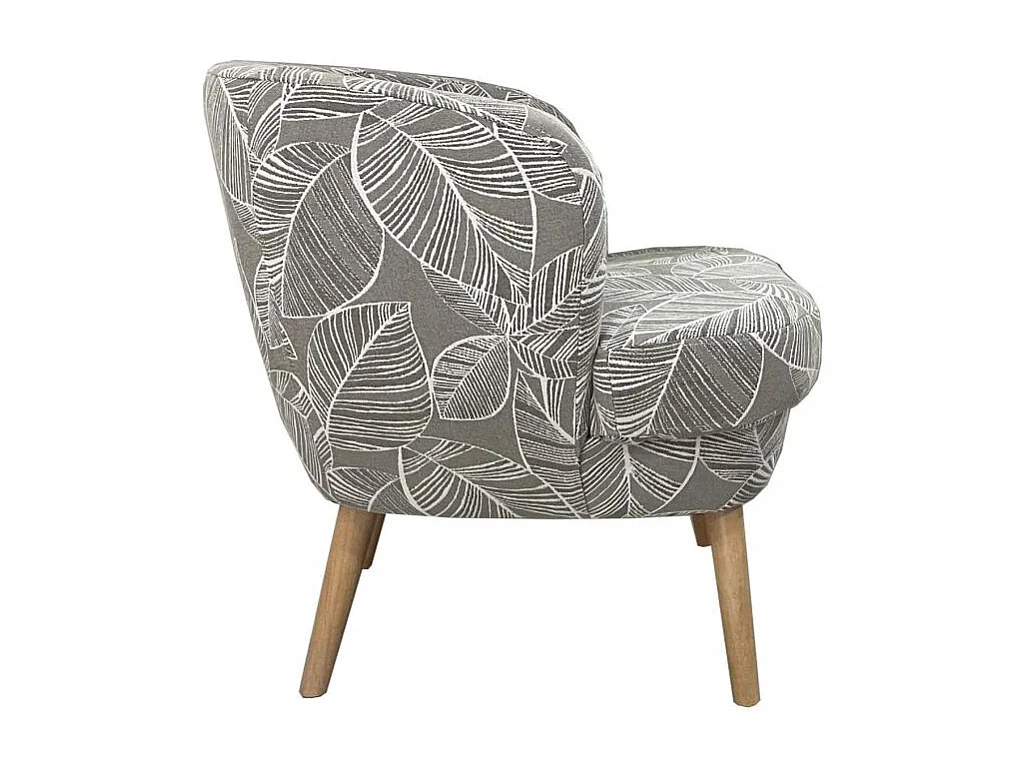 Fauteuil Dagmard feuille lin