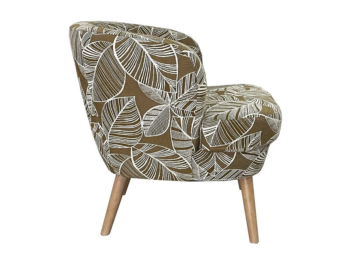 Fauteuil Dagmard feuille miel