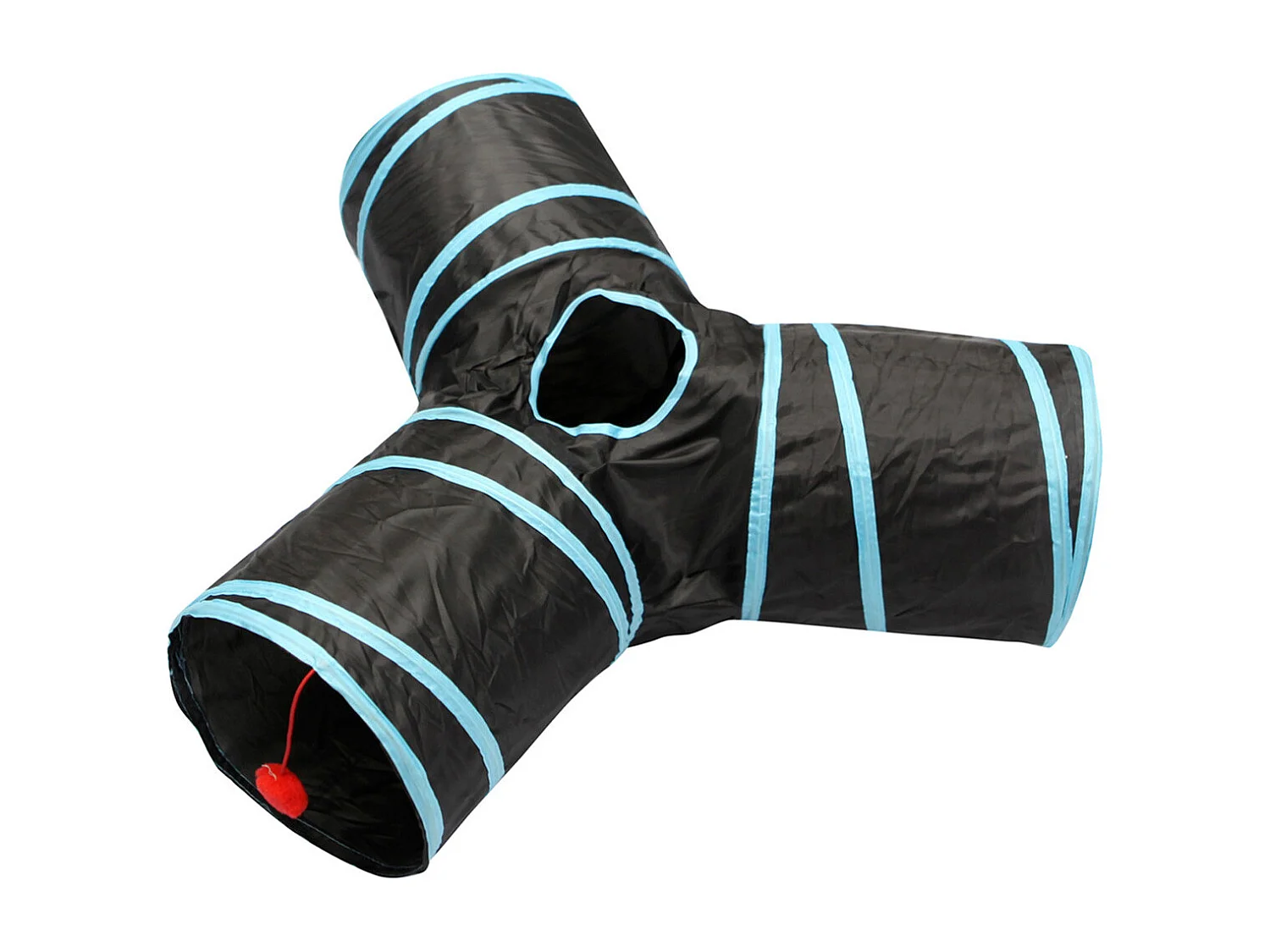 Jouet pour Chat "Tunnel de Jeu" 70cm Bleu