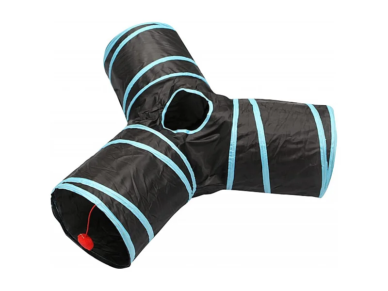 Jouet pour Chat "Tunnel de Jeu" 70cm Bleu