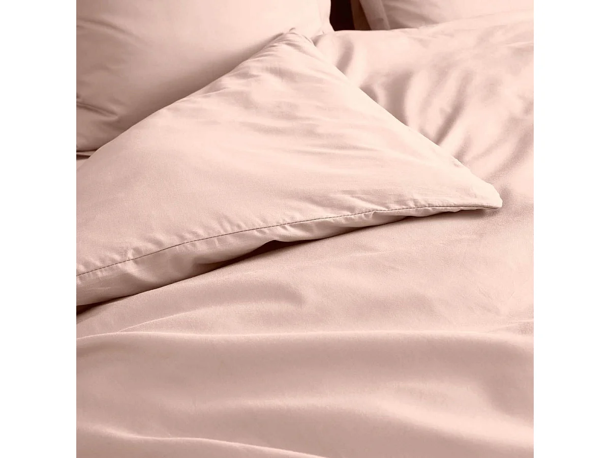 Housse de Couette "Percaline" 240x260cm Nude