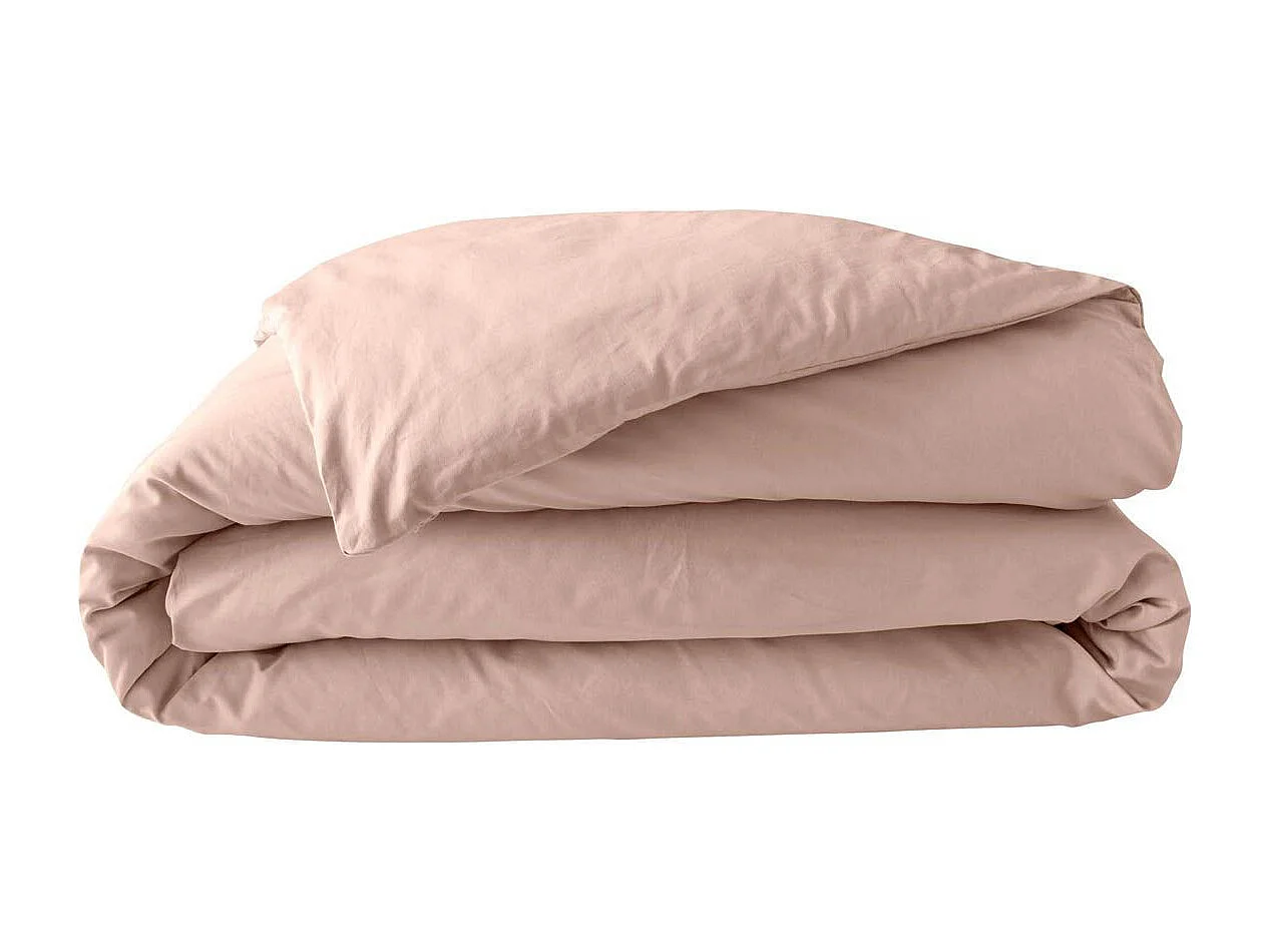 Housse de Couette "Percaline" 240x260cm Nude