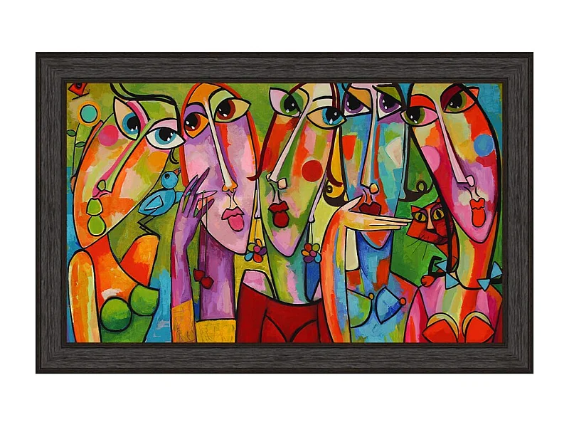 Tableau printemps de Martine Gonnin 60x90 cm