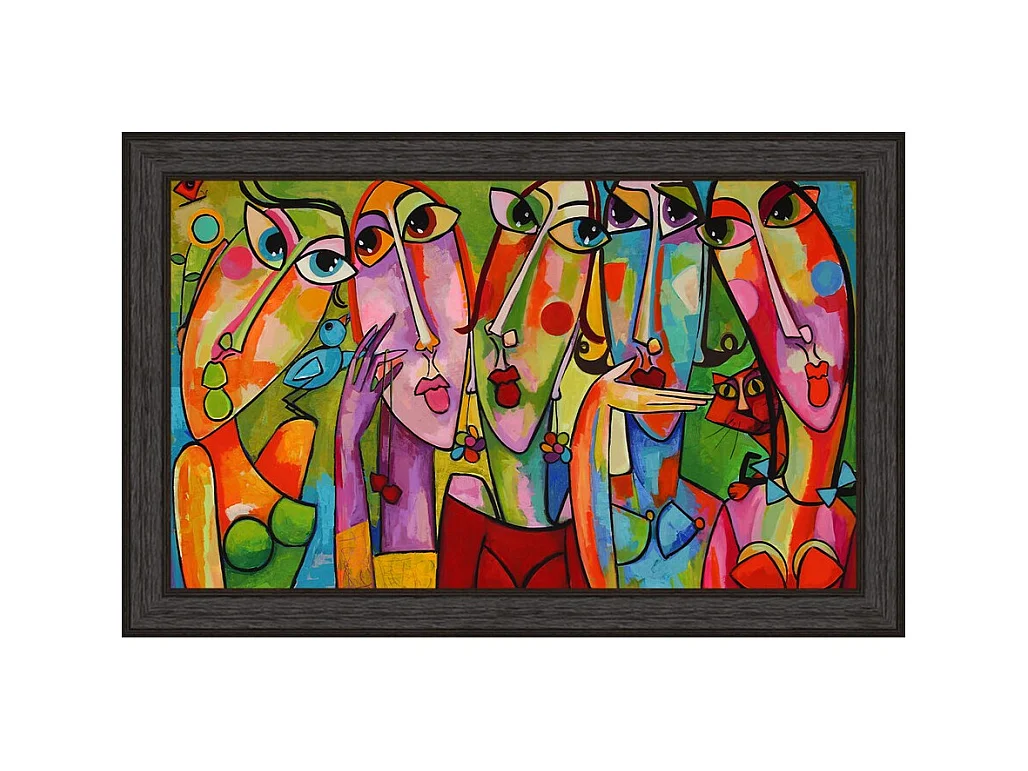 Tableau printemps de Martine Gonnin 60x90 cm