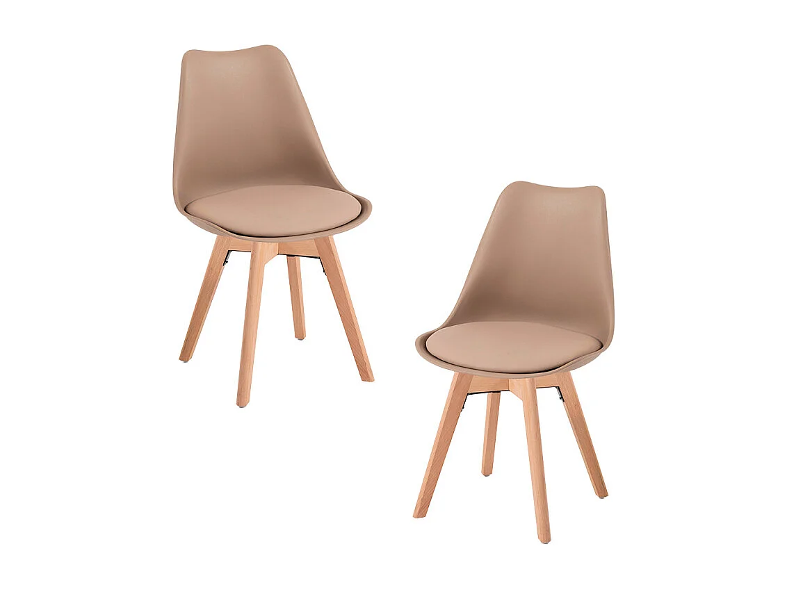 Packs Sillas Comedor - Pack 2 Sillas Synk Basic - Trigo