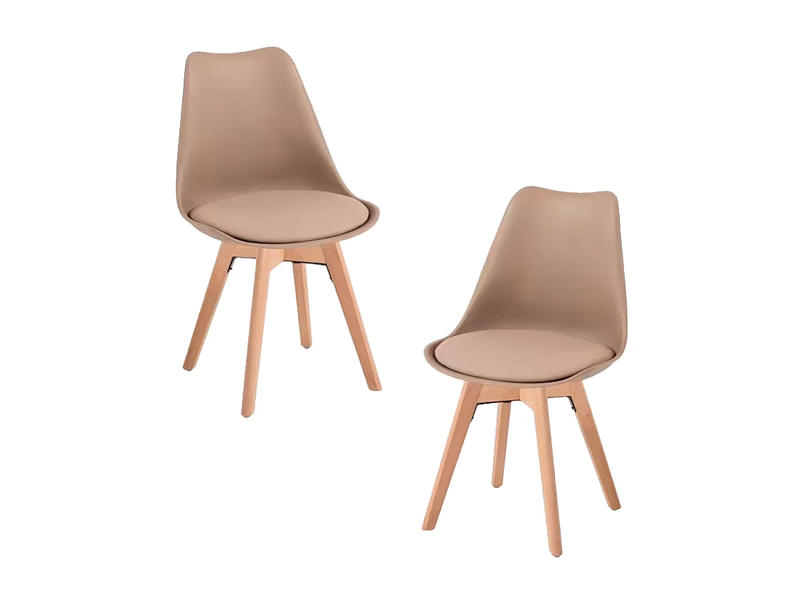 Packs Sillas Comedor - Pack 2 Sillas Synk Basic - Trigo