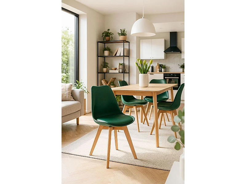 Sillas Comedor - Silla Synk Basic - Verde oscuro