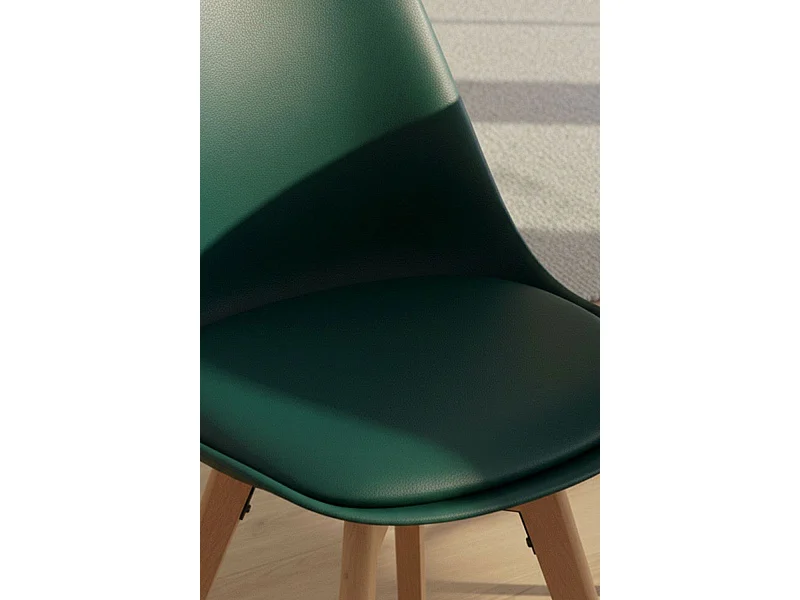 Sillas Comedor - Silla Synk Basic - Verde oscuro