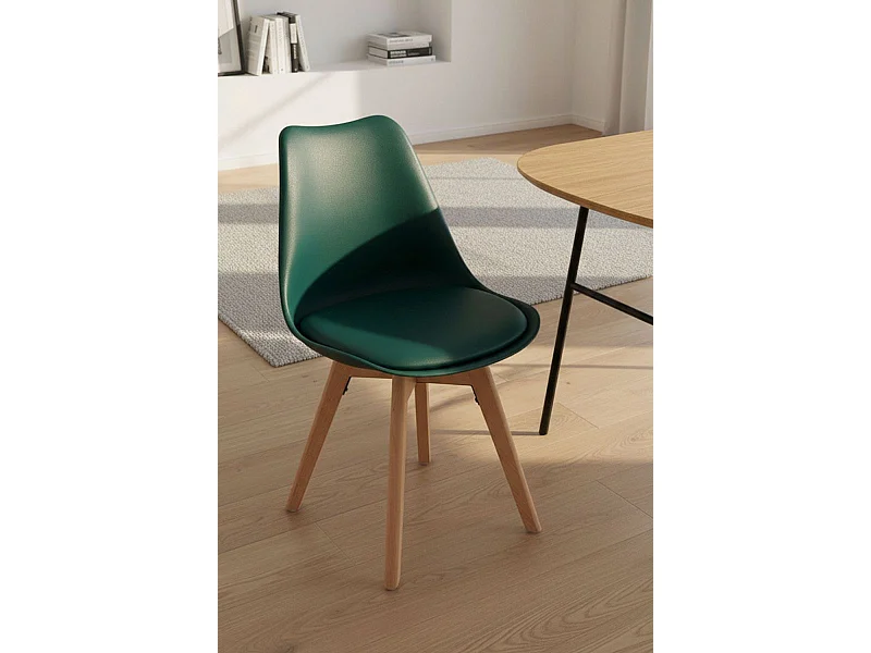 Sillas Comedor - Silla Synk Basic - Verde oscuro