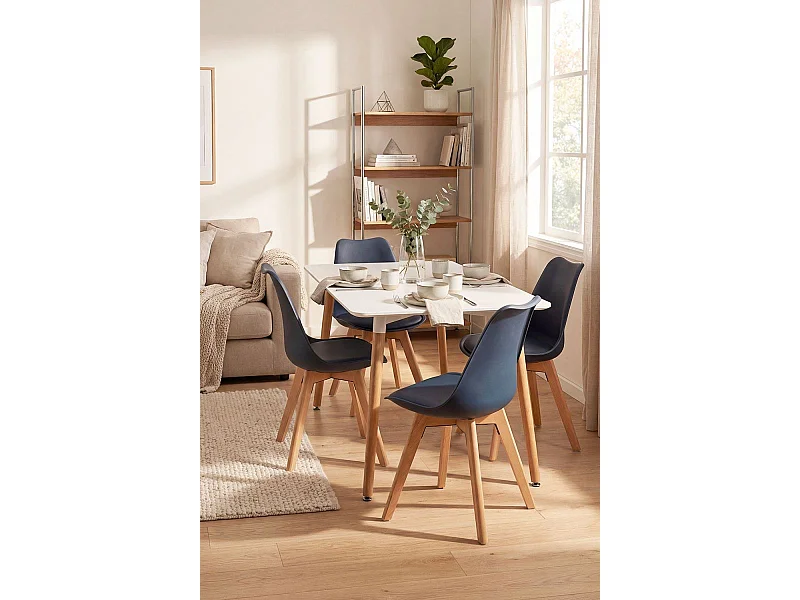 Packs Sillas Comedor - Pack 4 Sillas Synk Basic - Azul oscuro