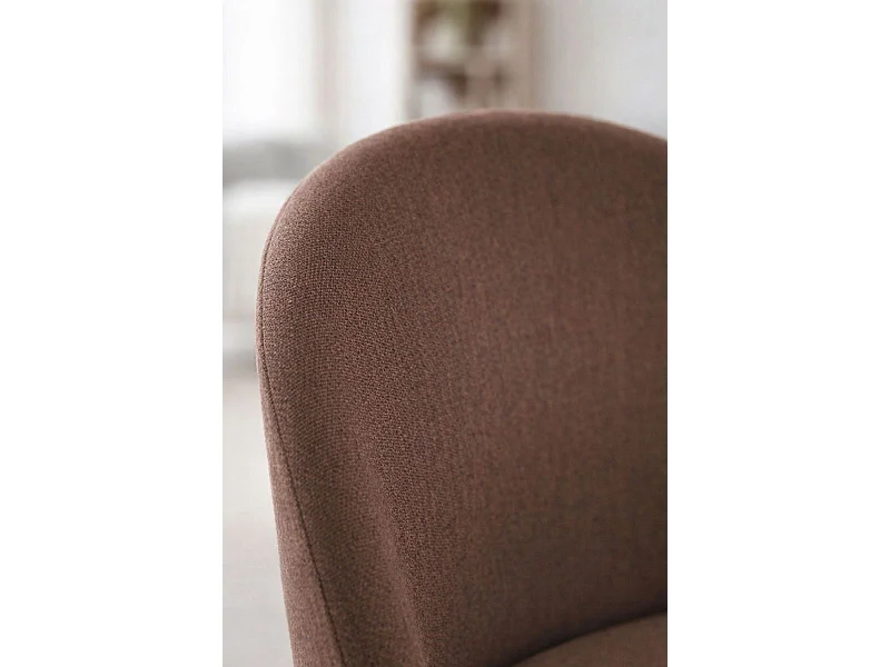 Sillas Comedor - Silla Vint Tela - Marrón