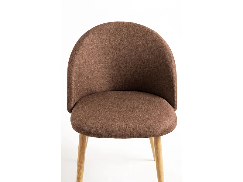 Packs Sillas Comedor - Pack 2 Sillas Vint Tela - Marrón