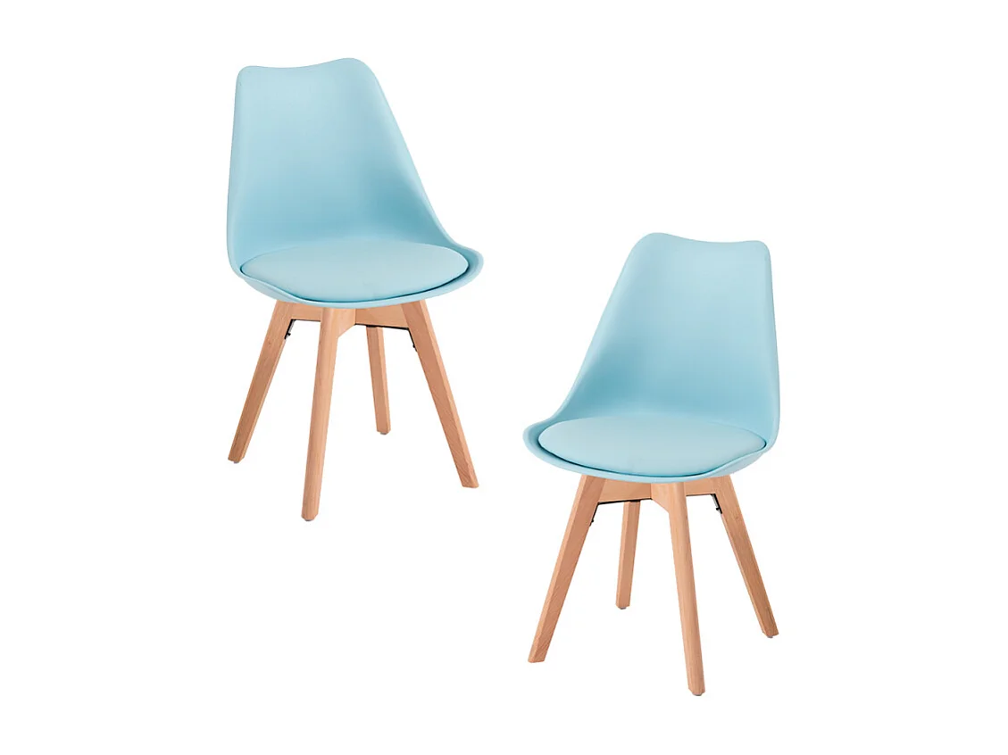Packs Sillas Comedor - Pack 2 Sillas Synk Basic - Azul agua