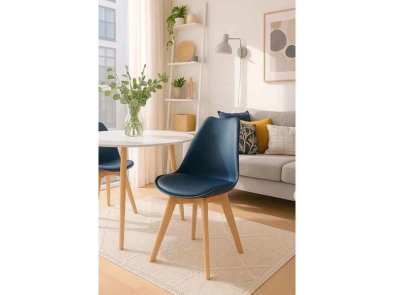 Sillas Comedor - Silla Synk Basic - Azul oscuro