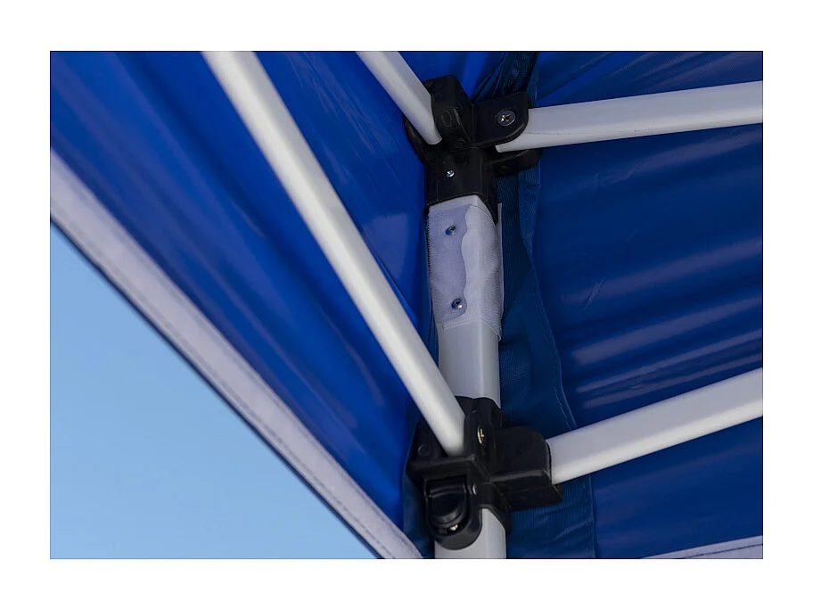 Carpa Plegable 3x3 Master - Azul - Impermeable - Cenador ideal para Camping, Eventos, Playa, Jardín