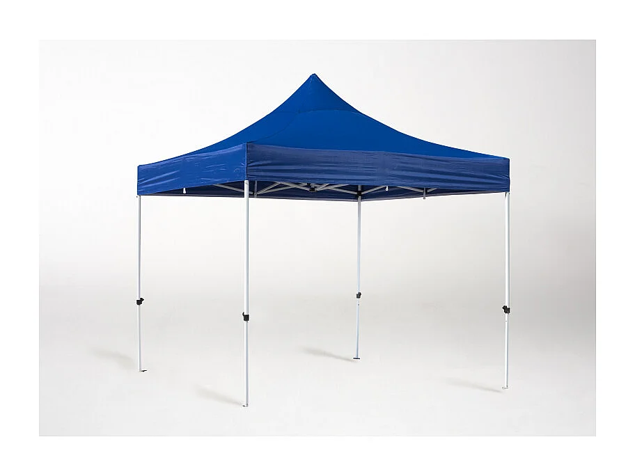 Carpa Plegable 3x3 Master - Azul - Impermeable - Cenador ideal para Camping, Eventos, Playa, Jardín