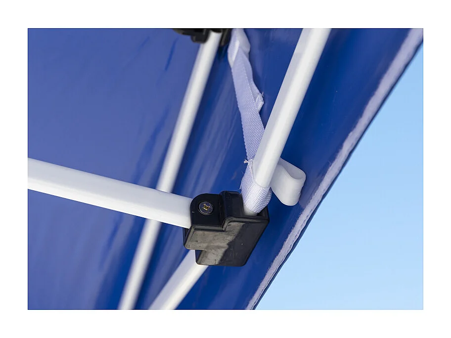 Carpa Plegable 3x3 Master - Azul - Impermeable - Cenador ideal para Camping, Eventos, Playa, Jardín