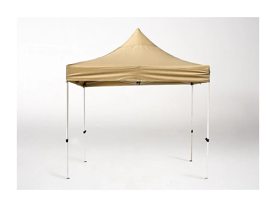 Carpa Plegable 3x3 Master - Marrón - Impermeable - Cenador ideal para Camping, Eventos, Playa, Jardín