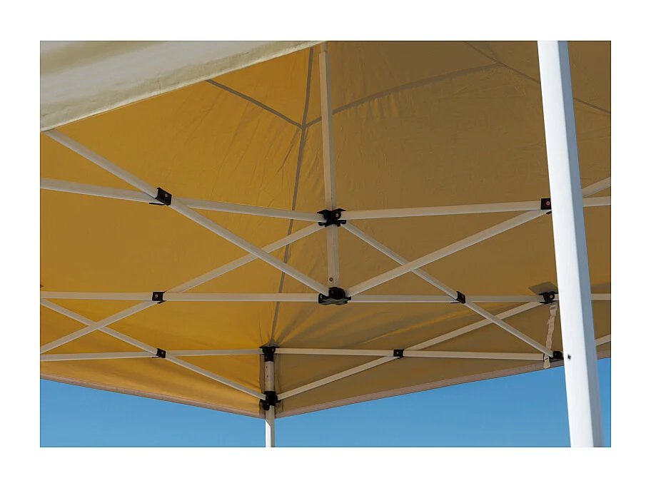 Carpa Plegable 3x3 Master - Marrón - Impermeable - Cenador ideal para Camping, Eventos, Playa, Jardín