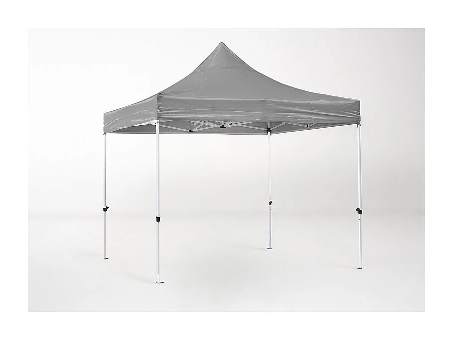 Carpa Plegable 3x3 Master - Gris - Impermeable - Cenador ideal para Camping, Eventos, Playa, Jardín