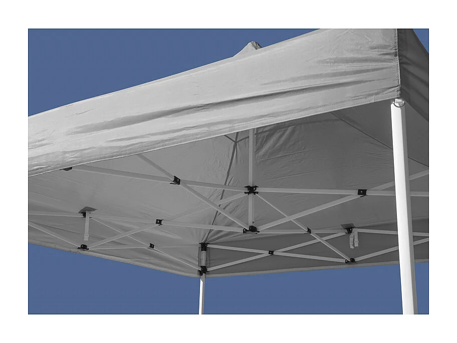 Carpa Plegable 3x3 Master - Gris - Impermeable - Cenador ideal para Camping, Eventos, Playa, Jardín