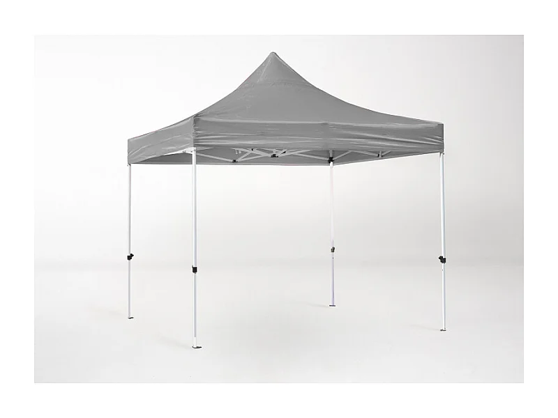 Carpa Plegable 3x3 Master - Gris - Impermeable - Cenador ideal para Camping, Eventos, Playa, Jardín
