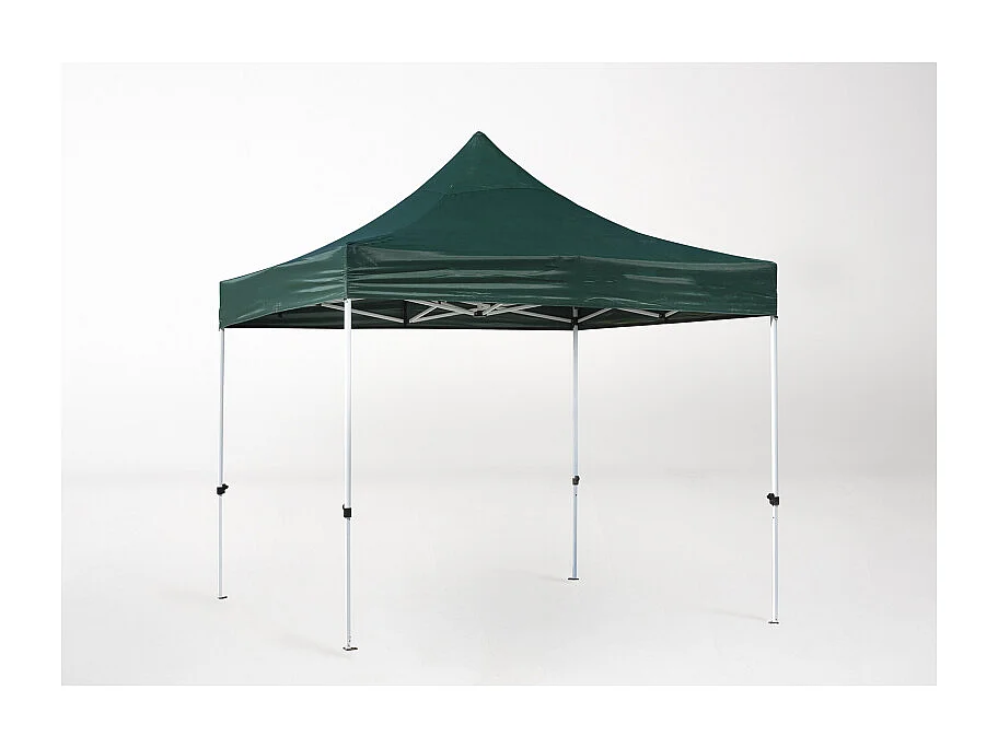 Carpa Plegable 3x3 Master - Verde - Impermeable - Cenador ideal para Camping, Eventos, Playa, Jardín
