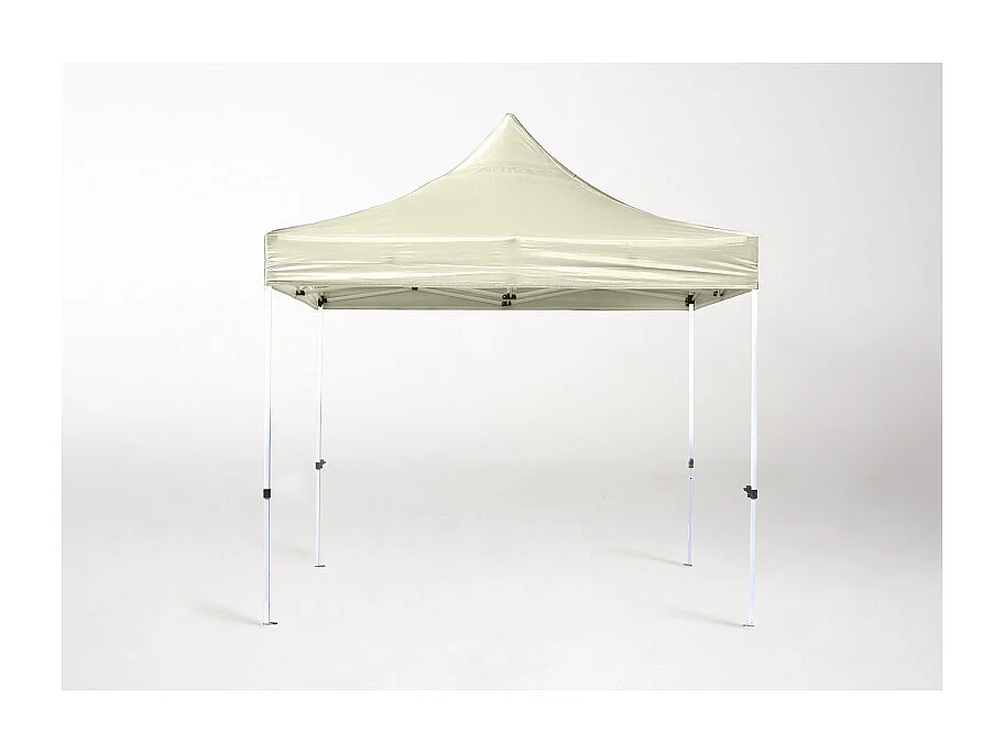 Carpa Plegable 3x3 Master - Beige - Impermeable - Cenador ideal para Camping, Eventos, Playa, Jardín