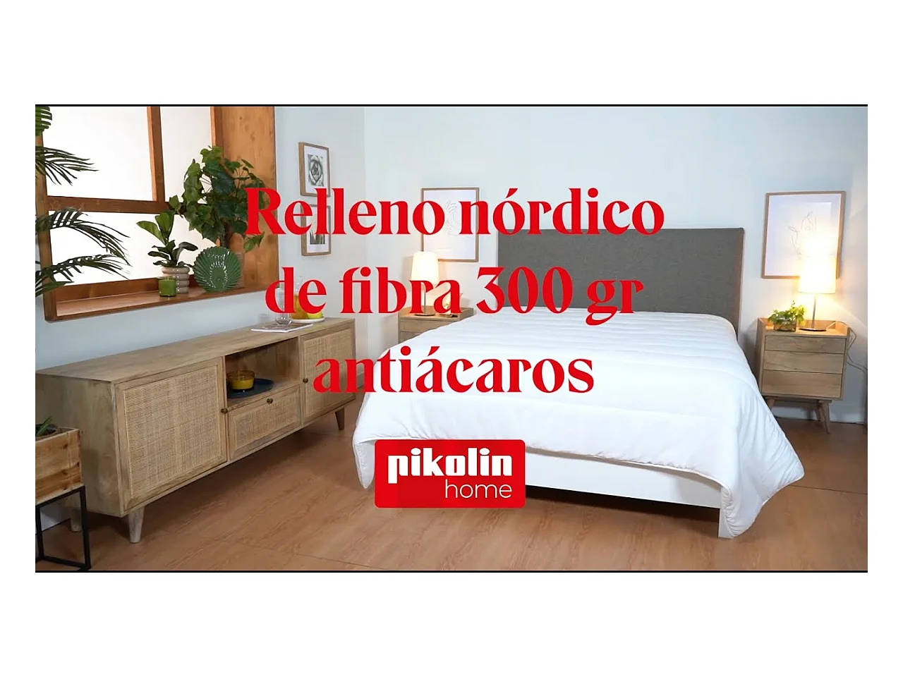 Extra zacht antiallergisch dekbed in microvezel van 300 g