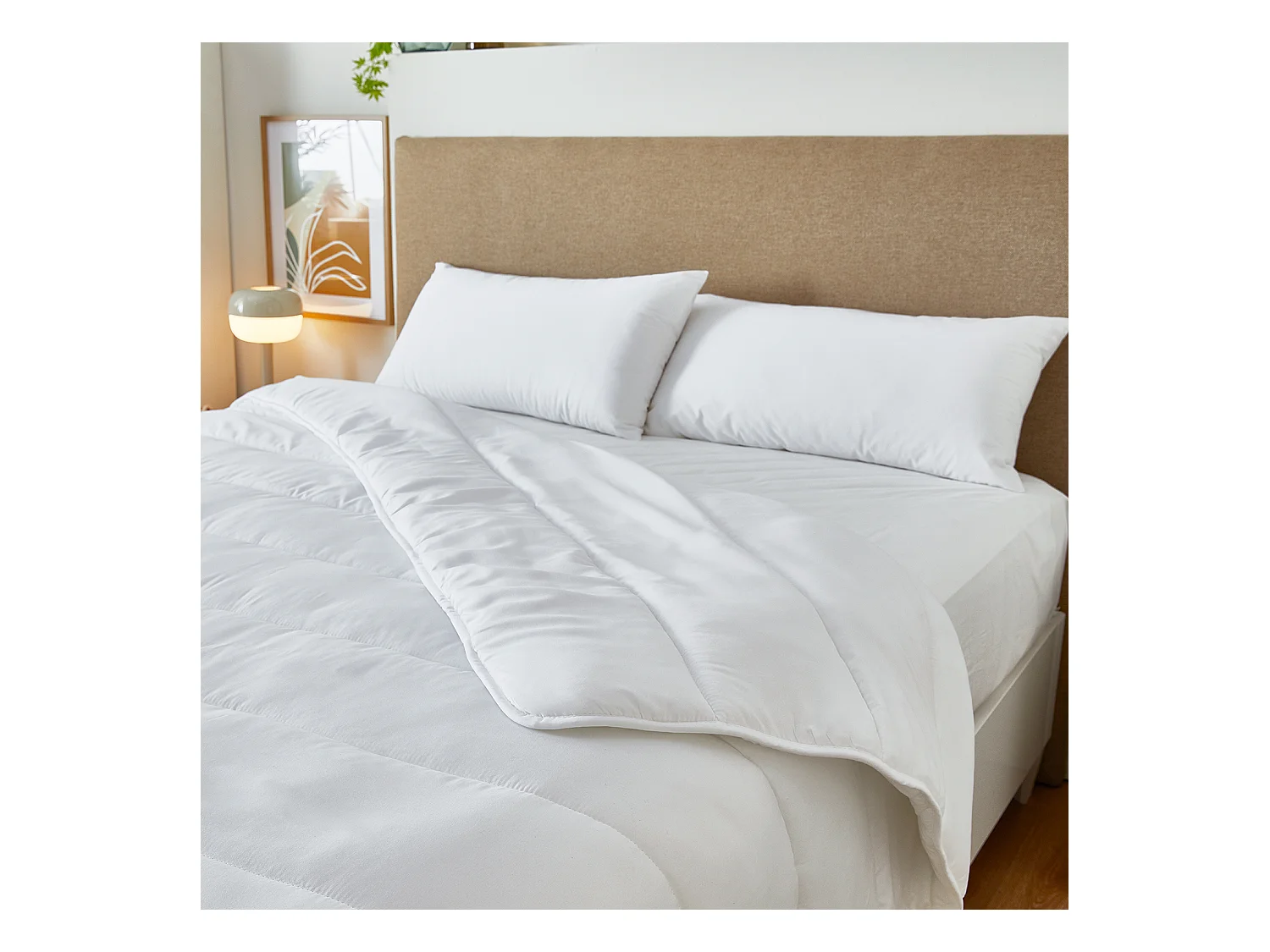 Couette fibre antiallergique 300gr extra douce