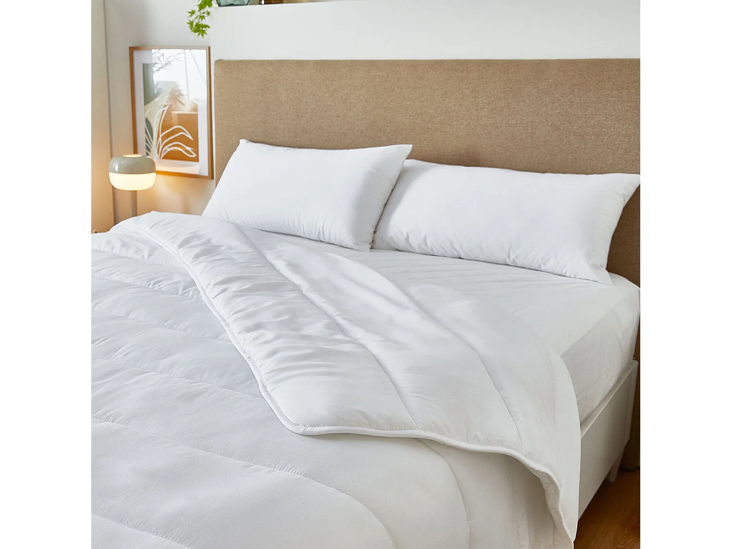 Couette enfant 110 x 140 cm, 300 g/m², microfibre et fibre creuse siliconée, PIKOLIN HOME