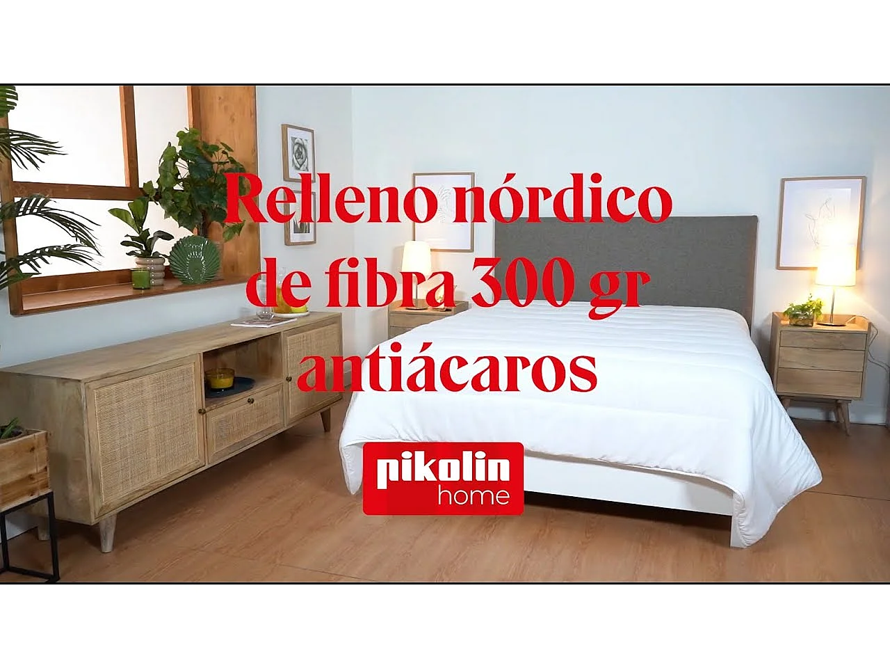 Edredão Nórdico 260 x 240 cm | PIKOLIN HOME | Microfibra | Antialérgico | Outono-Inverno