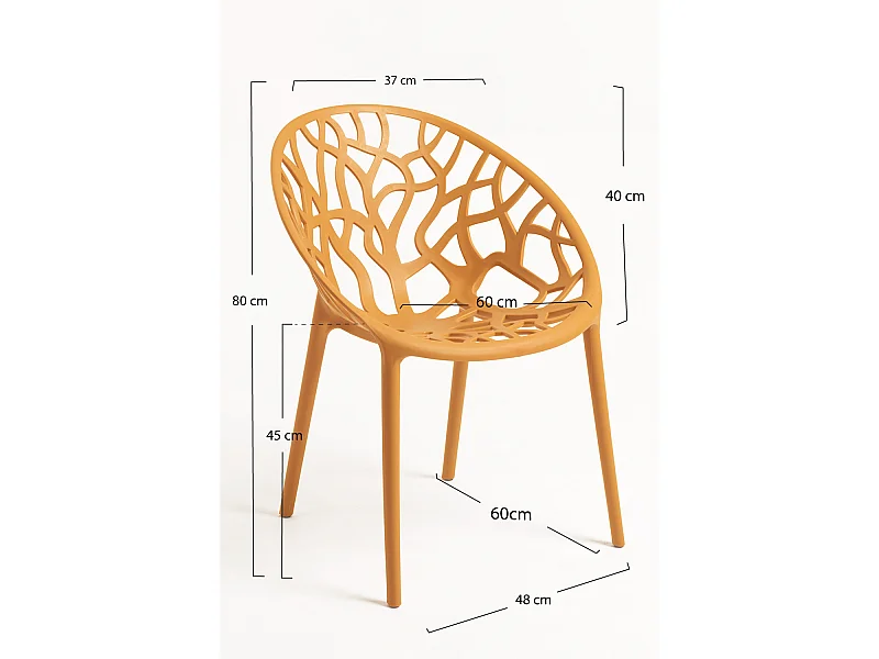Sillas Jardín - Silla Nido - Mostaza