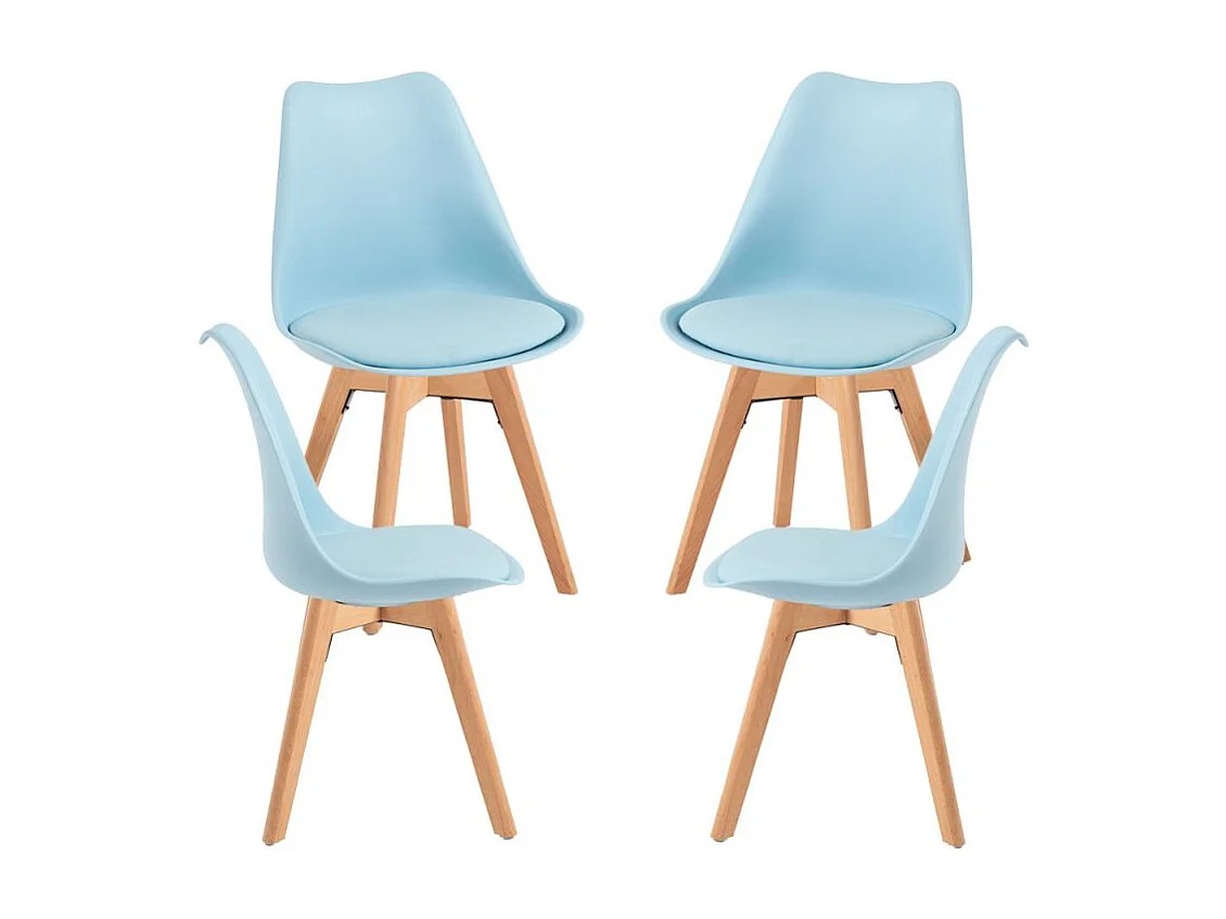 Packs Sillas Comedor - Pack 4 Sillas Synk Basic - Azul agua