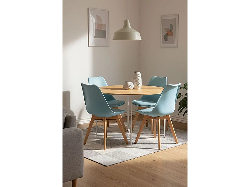 Packs Sillas Comedor - Pack 4 Sillas Synk Basic - Azul agua