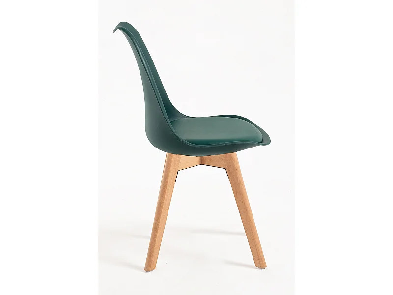 Packs Sillas Comedor - Pack 4 Sillas Synk Basic - Verde oscuro