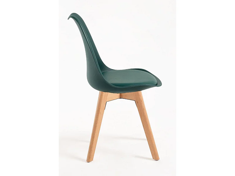 Packs Sillas Comedor - Pack 4 Sillas Synk Basic - Verde oscuro