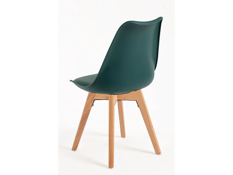 Packs Sillas Comedor - Pack 4 Sillas Synk Basic - Verde oscuro